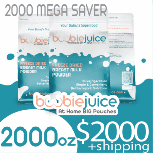 Freeze Dry Breast Milk 2000oz HOME Pouch Shipping Kit