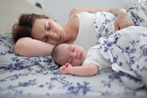 Getting enough sleep to limit stress and improve milk supply