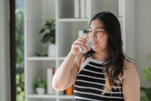 Hydration is key to increase breast milk supply.